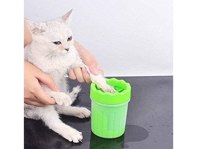 KittuPet Portable Pet Paw Cleaner/Washer, Durable Cleaning Cup with Silicone Bristles, Quickly Scrub and Wash Muddy Dirty Paws and Feet, Small to Medium - Image 4