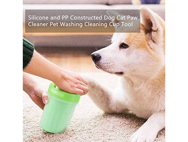 KittuPet Portable Pet Paw Cleaner/Washer, Durable Cleaning Cup with Silicone Bristles, Quickly Scrub and Wash Muddy Dirty Paws and Feet, Small to Medium - Image 2