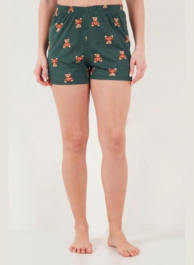 Lela  Lela Cotton Regular Fit Patterned Shorts Pajama Set Women's PAJAMA SET 65790782 for Women | Best Price UAE