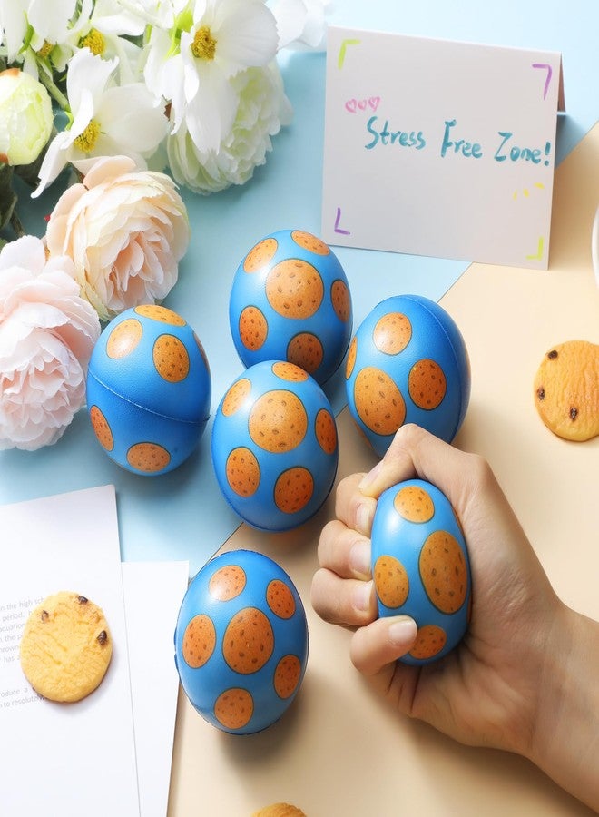 Vertintong Cookies Theme Birthday Party Decorations 24 Pcs Stress Balls Blue Cookies Stress Ball for Cartoon Themed Birthday Game Party Supplies Relief Gifts for Coworkers Classroom Prizes - Image 4