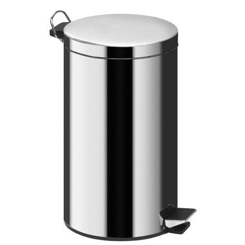 Denny International SSless Steel 3L 5L 12L 20L 30L Silver Pedal Bin Kitchen Bathroom Toilet Rubbish Office Waste 12L