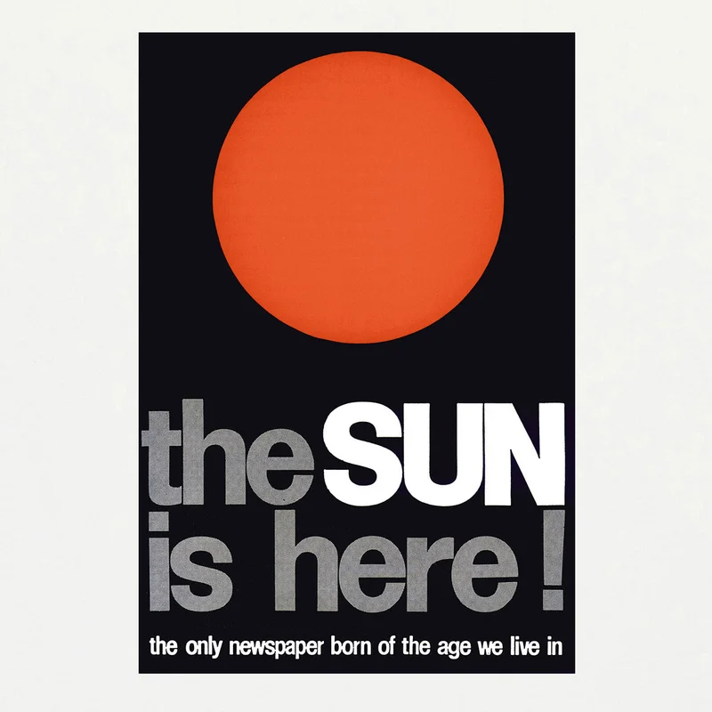 Bask in the Sun Newspaper T-Shirt 100% Organic Cotton