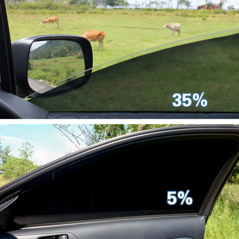 TOYOCO Window Tint Film for Cars, 20% VLT 24" in x 15'Ft Ceramic Window Tints, Blocks 99% UV & IR Rays, Heat Resistant Anti Glare Film for Windshield, Scratch Resistant Sun Shade Auto Tint Roll - Image 2