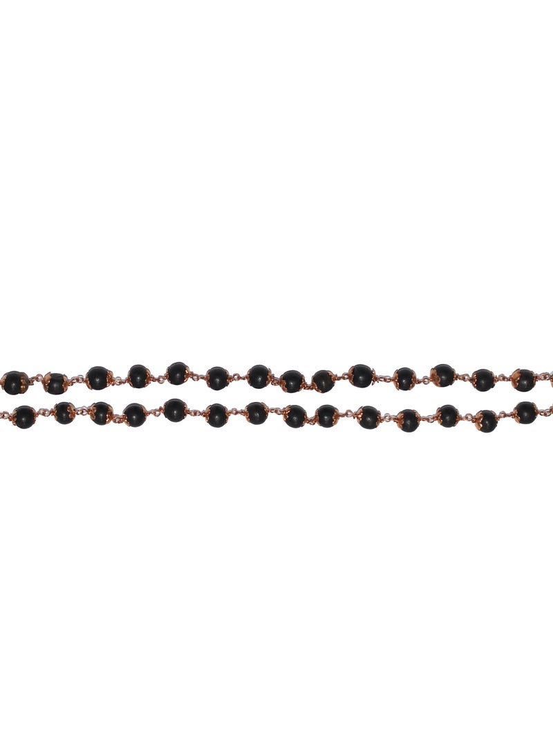 Natural Original Karungali Maalai 54 Beads with Copper Cap  - Image 5