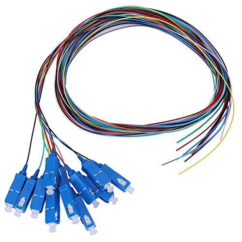 Thincol Fiber Pigtail Cable, Single Mode SC/UPC Square Head Fiber Optic Pigtail, with PVC Outer Shell, 1.5m, for Optical Fiber Local Area Networks, Optical Fiber Communication Systems and Instruments - Image 5