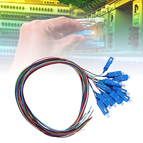 Thincol Fiber Pigtail Cable, Single Mode SC/UPC Square Head Fiber Optic Pigtail, with PVC Outer Shell, 1.5m, for Optical Fiber Local Area Networks, Optical Fiber Communication Systems and Instruments - Image 3