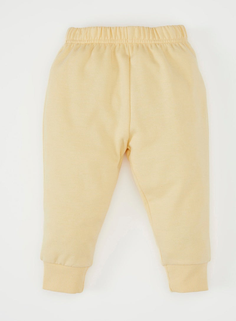 DeFacto Printed Crew Neck Sweatshirt With Elastic Waist Jogger Pants 2-Piece Set  - Image 3