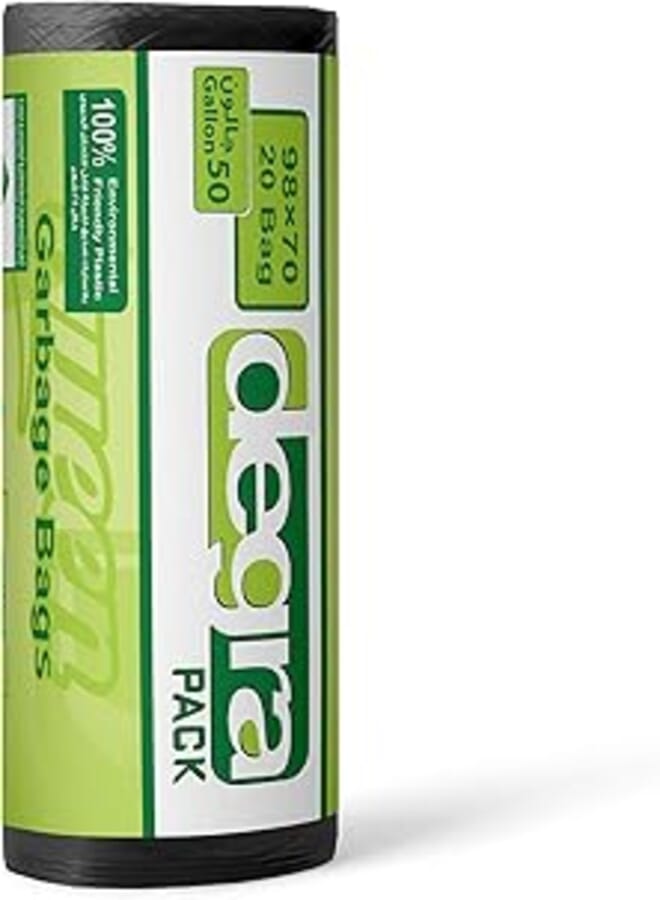 Degra trash bags roll, 20 bags