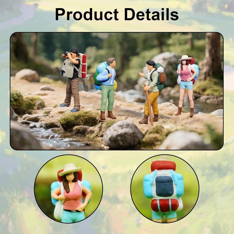 predolo 1:64 Scale Models for Miniature Landscape Features, 4pcs - Image 3