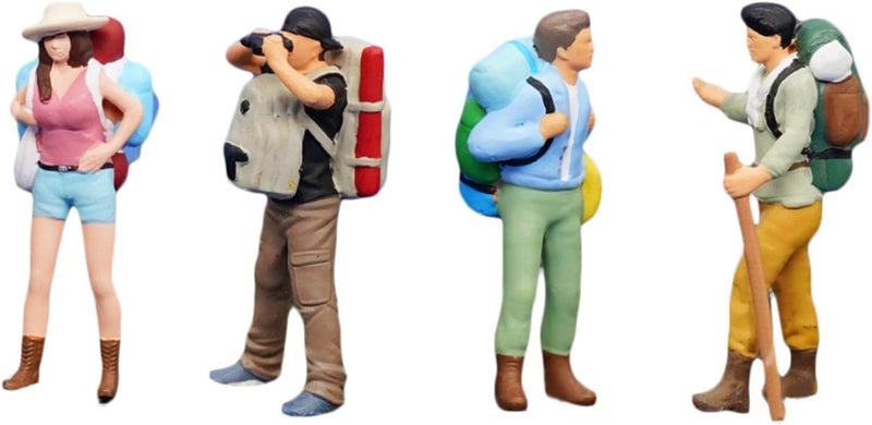 predolo 1:64 Scale Models for Miniature Landscape Features, 4pcs - Image 1