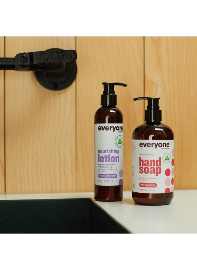 EO Everyone Nourishing Vanilla & Lavender Lotion, 8 FZ  - Image 2