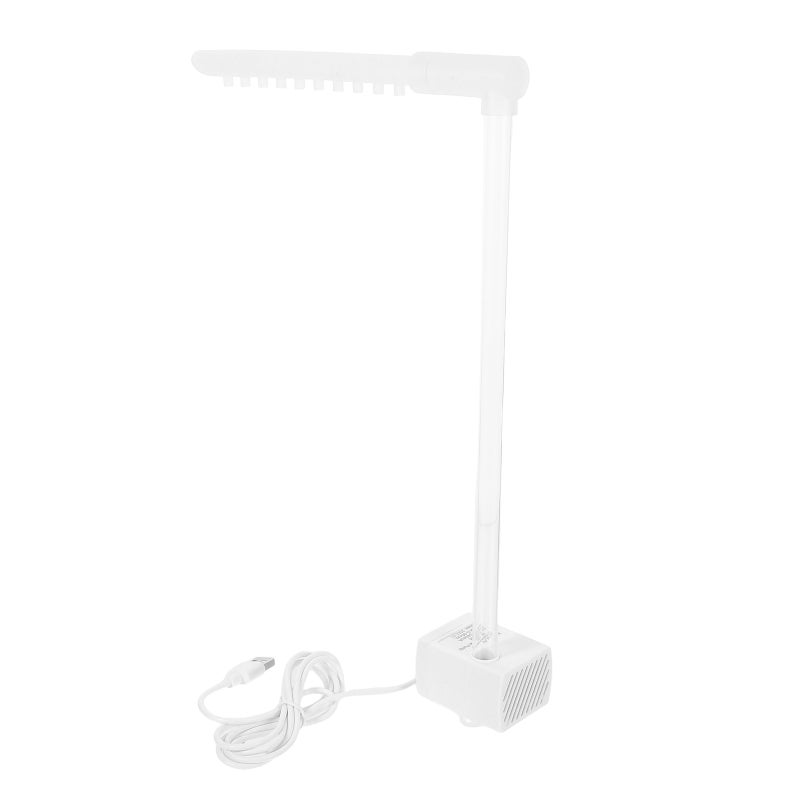Bird Bath Tub with Easy to Install Fountain Nozzle for Garden Birds DIY for Comfortable Bird Bathing Environment - Image 1