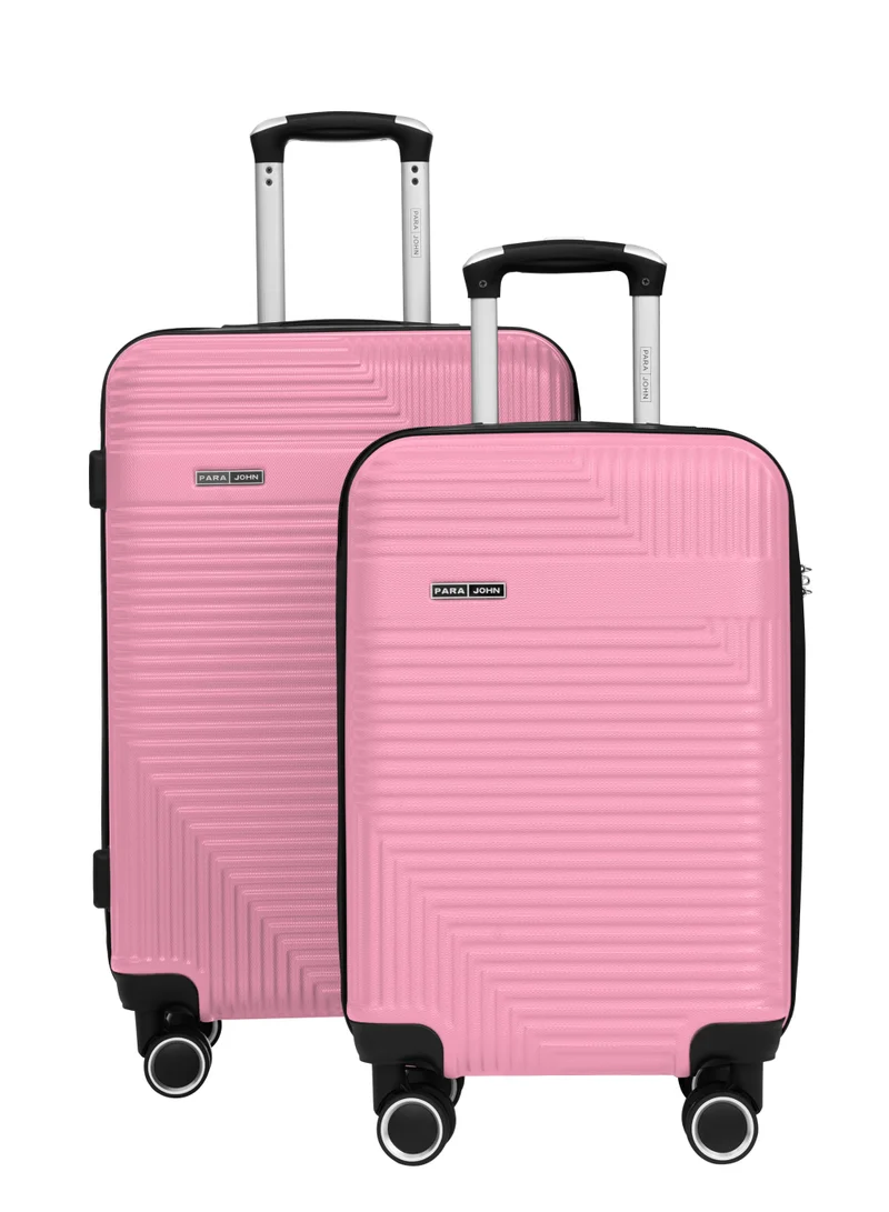 PARAJOHN Parajohn ABS Hardside Luggage Set 20"+24" – Lightweight Travel Trolley Suitcases with 4 Spinner Wheels,