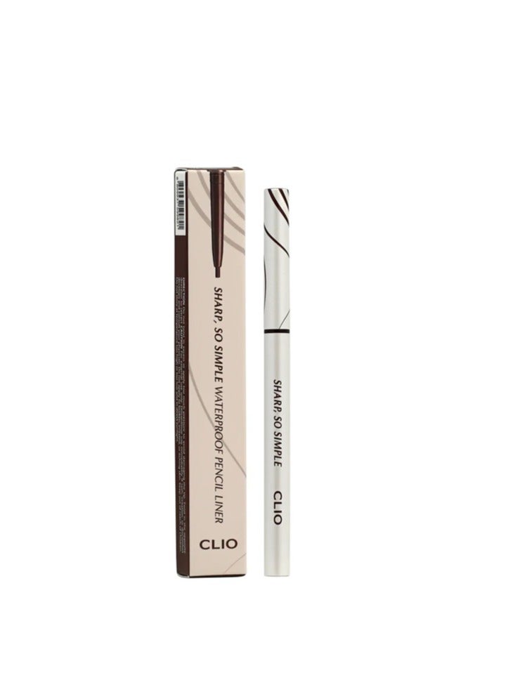 CLIO Sharp So Simple Waterproof Pencil Liner -05 Dark Brown14g - Image 1