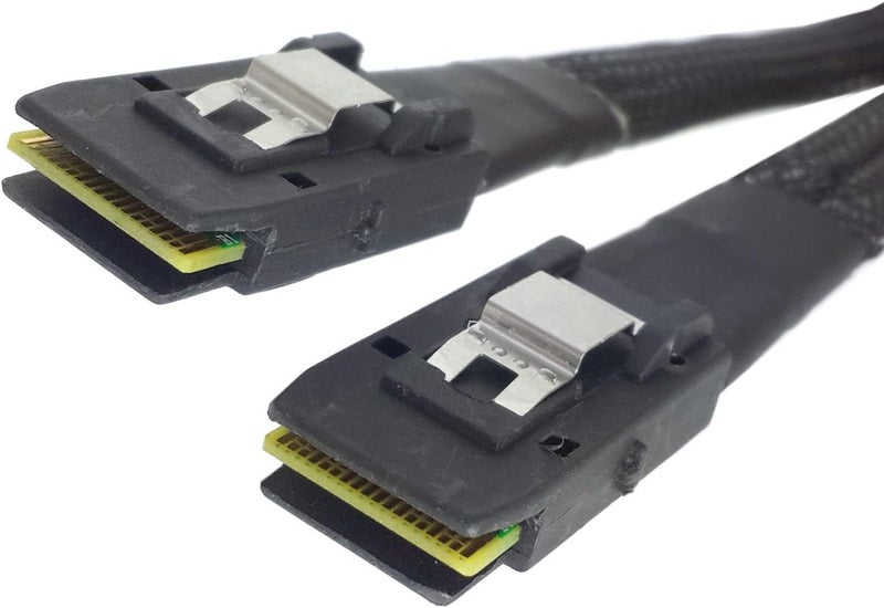 Cablecc 70cm Internal Mini SAS 36Pin SFF-8087 to Mini SAS 36pin SFF-8087 Server Hard Disk Raid Data Cable - Image 1