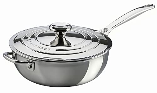 Le Creuset Le Creuset TriPly Stainless Steel 35 Quart Saucier Pan 
