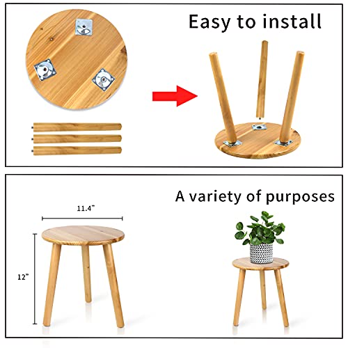 Ethuh Plant Stand stool for Plant Small Plants Stand - Plant Table Mid Century Plant Stands - Image 2