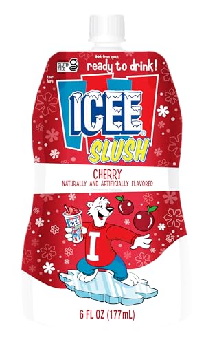Icee Slush Frozen Fruit Drink Pouches - Just Freeze & Squeeze for Instant Slushy Maker, Great for Birthday Party, Lunchbox, No Icee Machine Needed, 12 Pack (6oz, Red Cherry) - Image 2