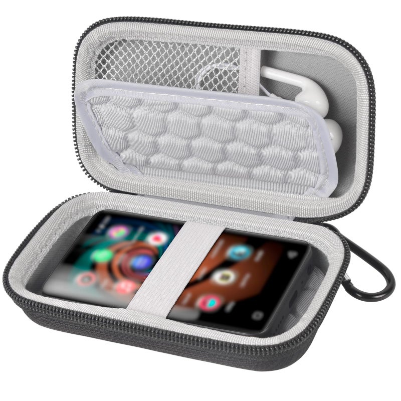 Comecase MP3 Player Cases & Covers for Luoran/for innioasis/for TIMMKOO/for MYMAHDI 4 Inch Full Screen Touch Music Player, Mp4 Player for Kids Holder Box for Earphone, USB Cable and Accessories (Bag Only) - Image 1