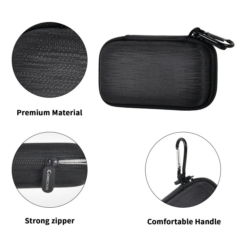 Comecase MP3 Player Cases & Covers for Luoran/for innioasis/for TIMMKOO/for MYMAHDI 4 Inch Full Screen Touch Music Player, Mp4 Player for Kids Holder Box for Earphone, USB Cable and Accessories (Bag Only) - Image 4