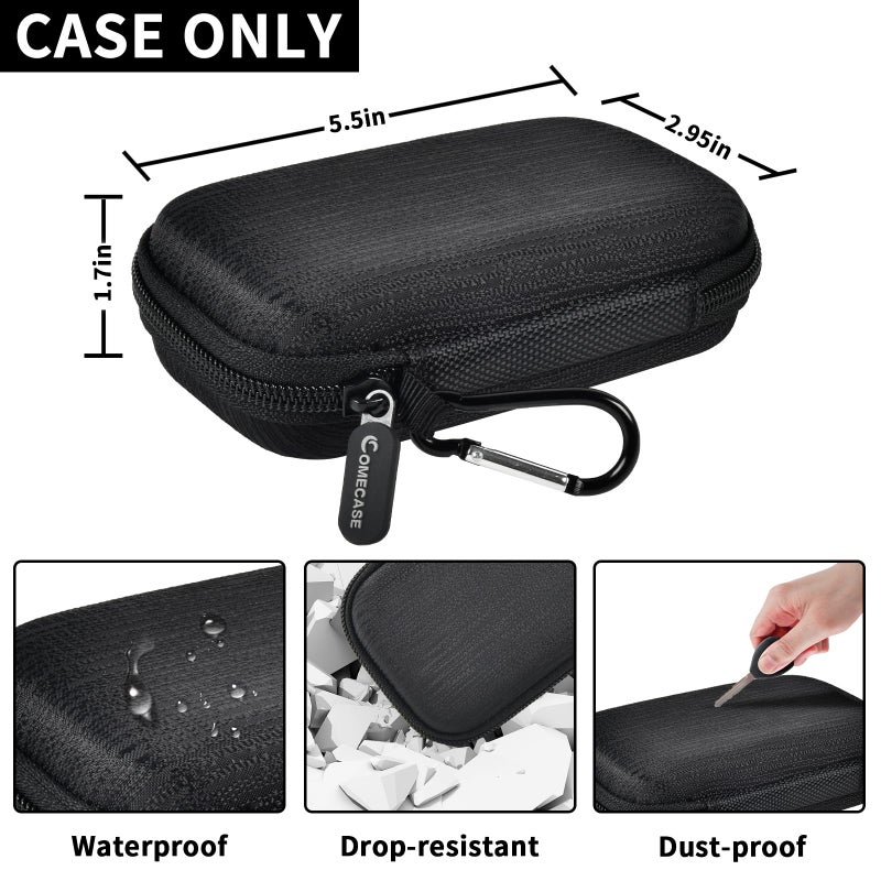 Comecase MP3 Player Cases & Covers for Luoran/for innioasis/for TIMMKOO/for MYMAHDI 4 Inch Full Screen Touch Music Player, Mp4 Player for Kids Holder Box for Earphone, USB Cable and Accessories (Bag Only) - Image 5