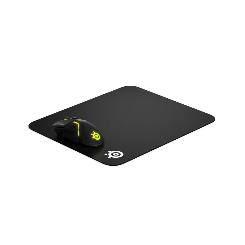 SteelSeries QcK Gaming Mouse Pad - Medium Thick Cloth - Peak Tracking and Stability - Black - Image 3