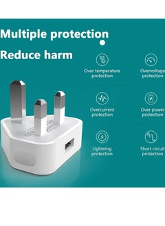 ELTRAZONE 5V 1A USB Charger Cable and Plug Compatible for Apple iPhone 5S/6/6S/6 Plus/6S Plus/7/7 Plus/8/8 Plus/XS/X/XS Max/11/XR/iPod Touch 5G Power Cord  - Image 4
