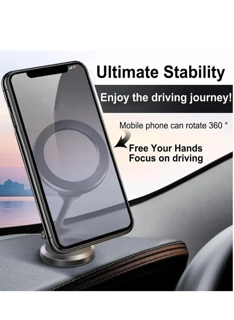 حامل هاتف مغناطيسي للسيارة - حامل سيارة MegSafe، 20 مغناطيس قوي، حامل هاتف بدون استخدام اليدين لهاتف iPhone 14/13/12 Pro Max Plus Mini MegSafe - Image 3
