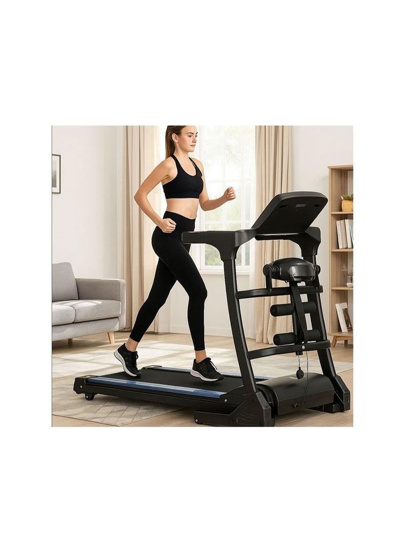 Max Strength Multifunctional Electric Treadmill with 1 HP Motor & Massager Compact Fitness Running Machine for Gym and Home Use - Image 4
