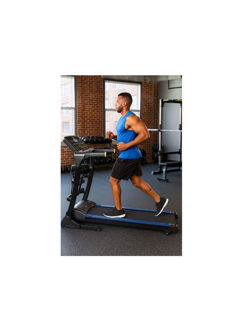 Max Strength Multifunctional Electric Treadmill with 1 HP Motor & Massager Compact Fitness Running Machine for Gym and Home Use - Image 5