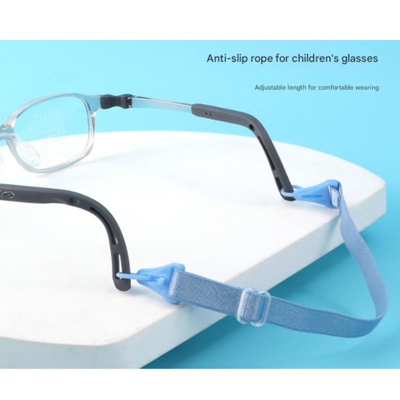 ELACCENT® Long Round Head Children's Comfortable Glasses Rope, Durable Adjustable Lanyard for Kids, Glasses Strap - Image 2