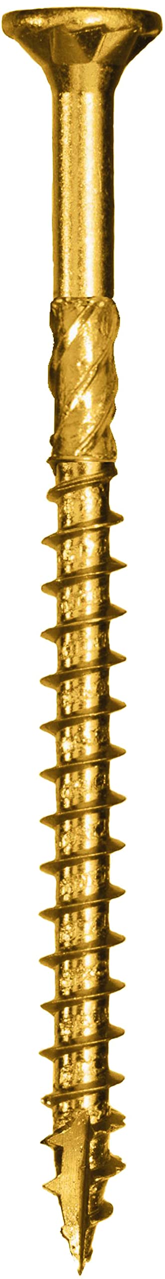 GRK 772691021397 02139#10 x 3-1/2" R4 Multi-Purpose Screws Count, 10", Gold, 50 - Image 2