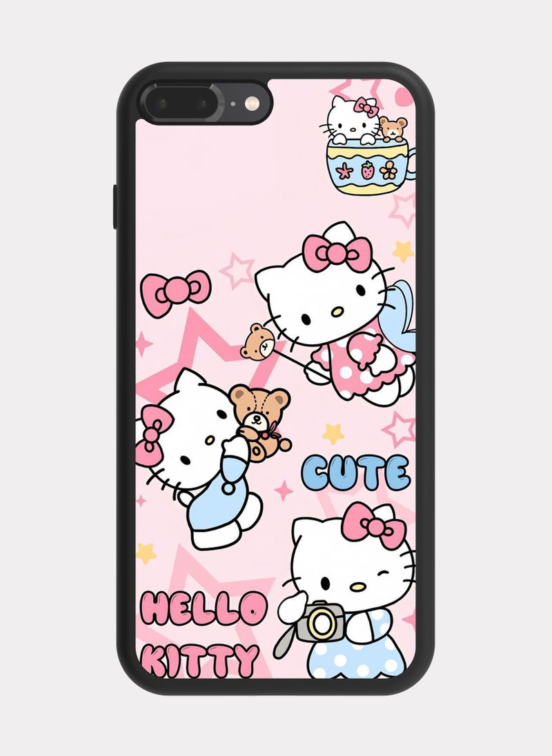 PXLAAT iPhone 8 Plus case cover Hello Kitty Rosa - Image 1