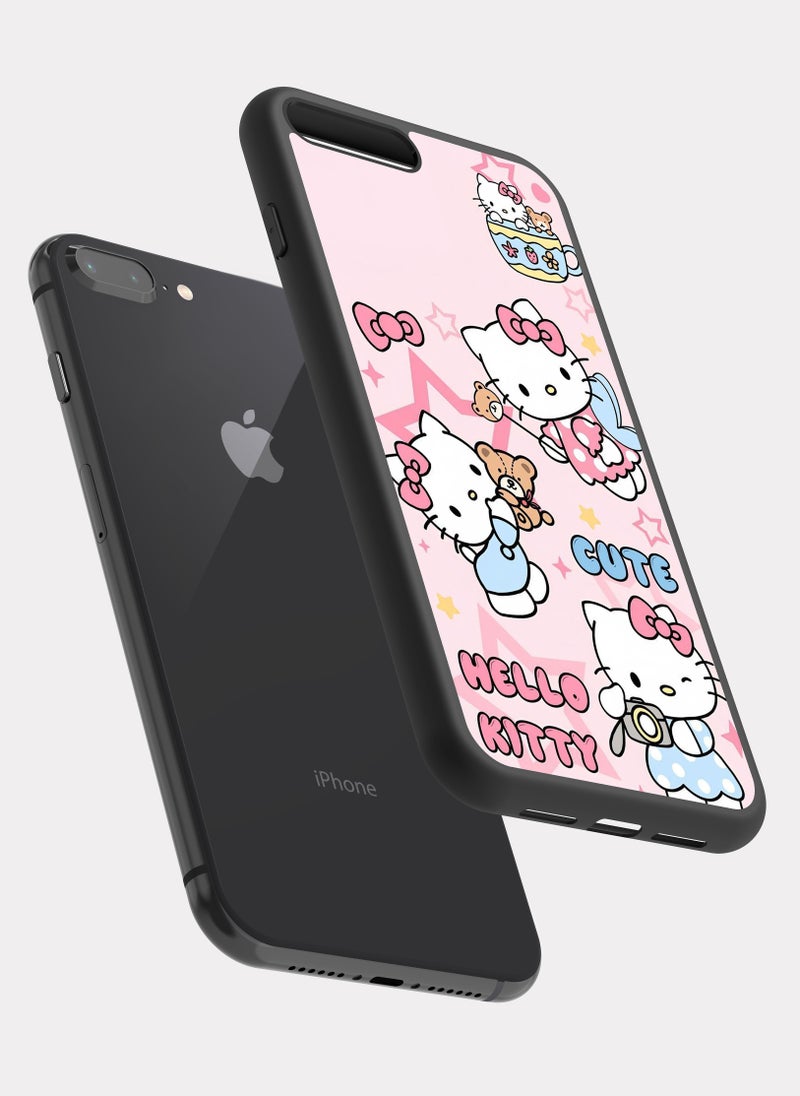 PXLAAT iPhone 8 Plus case cover Hello Kitty Rosa - Image 2