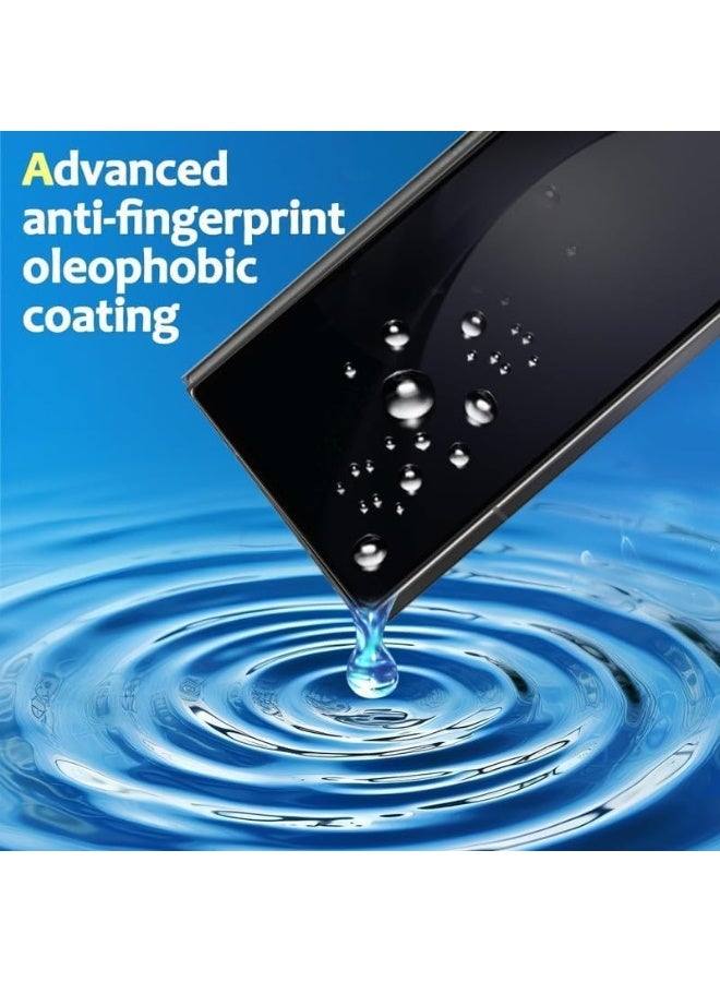 Muzz Privacy Screen Protector for Samsung Galaxy S25 FE / S24 FE, Anti-Spy Tempered Glass Film, 9H Hardness, Anti Scratch, Anti Fingerprint, Bubble-Free, Anti-Spy Screen Protector for Samsung Galaxy S25 FE - Image 3