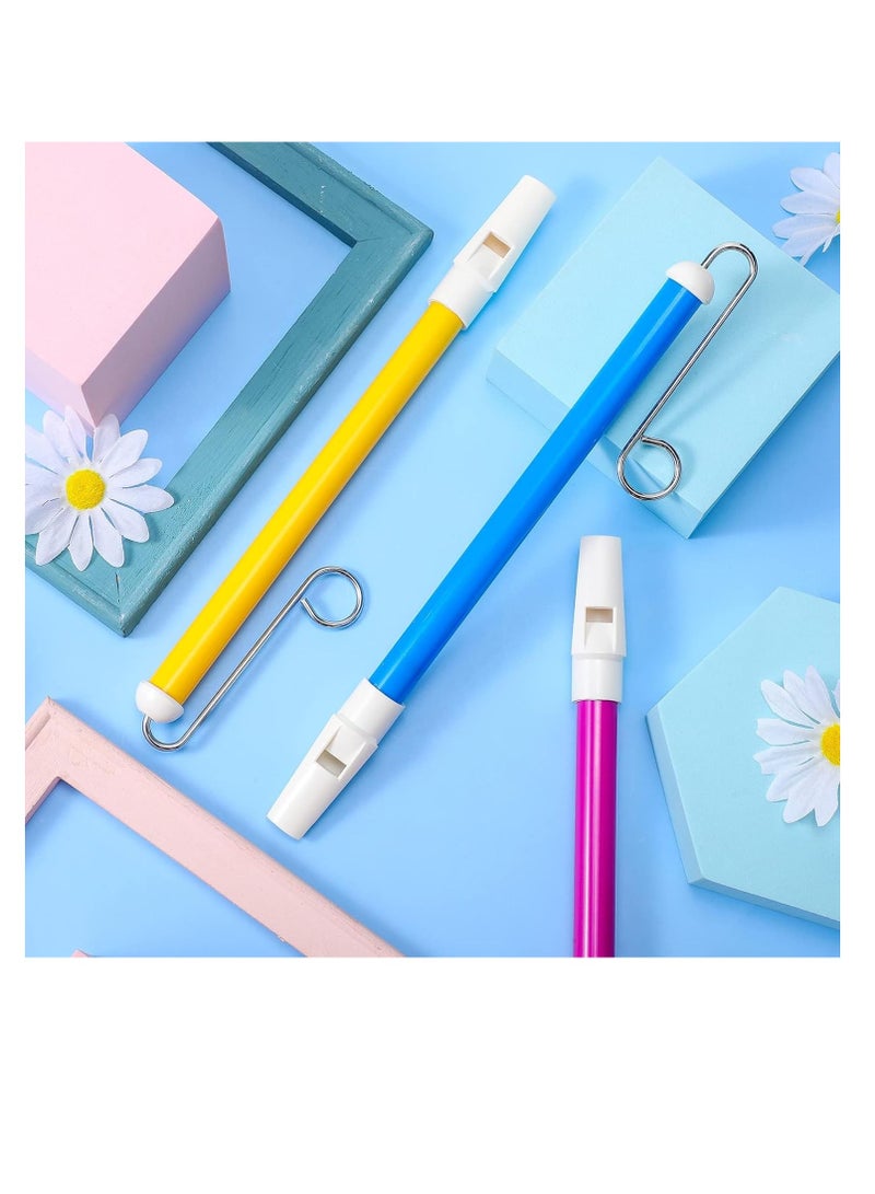 Slide Whistles, 3 Pieces, Musical Instrument Toy for Parent-Child Games, Children's Speech and Oral Muscle Training, 10.5 cm, Blue, Purple, Yellow - Image 4