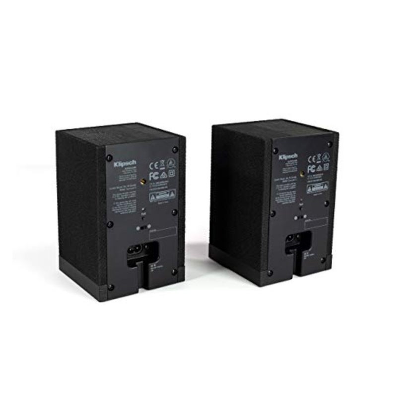 Home theater surround speakers, ABS plastic, black, adjustable volume for immersive 5.1 audio with compatible sound bars, wireless - Image 2