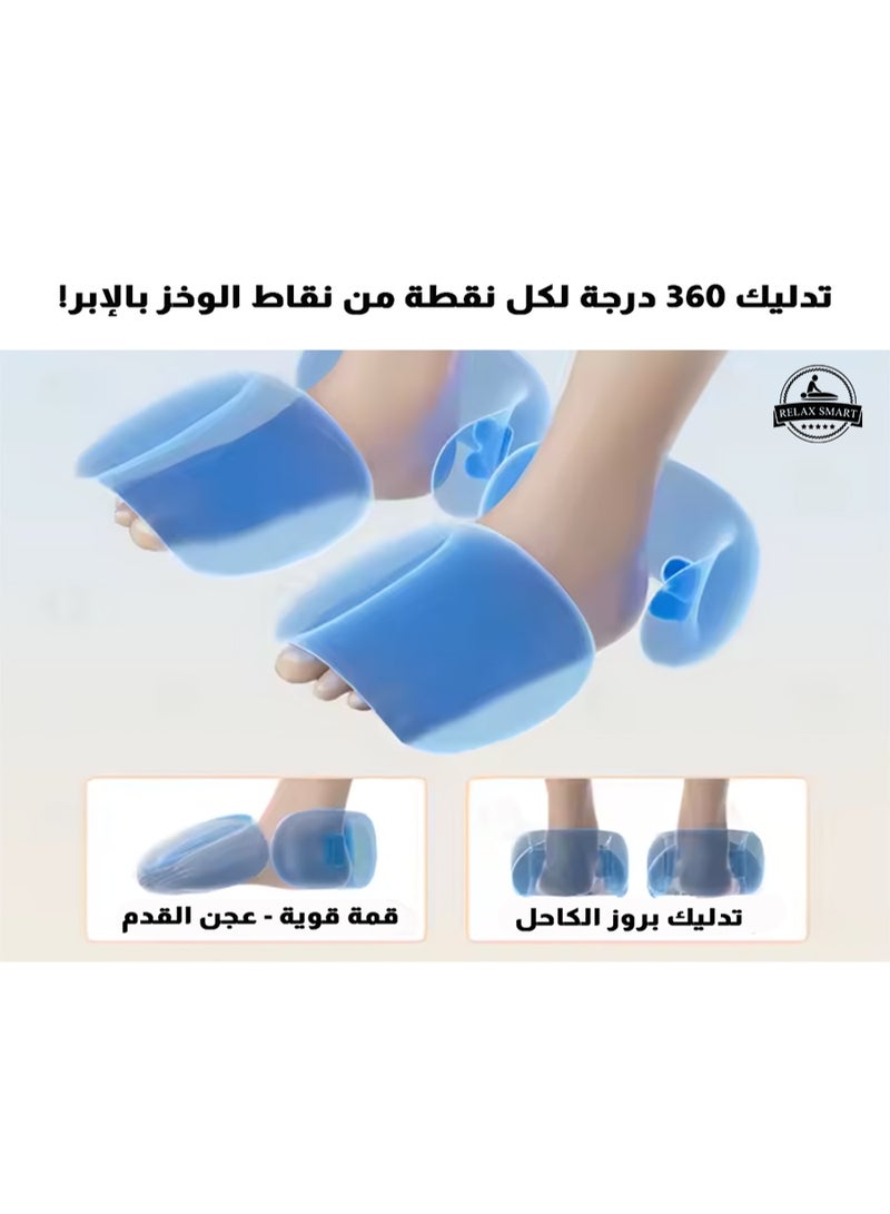 Relax Smart Foot & Leg Massager with Heat – Deep Kneading Electric Massager for Improved Blood Circulation, Muscle Relaxation, Pain Relief, and Fast Recovery | Multi-Level Intensity Settings - Image 4