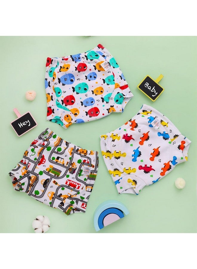 superbottoms Padded Underwear™ for Babies | for Potty Training & Mess-Free Diaper-Free time | 3 Layers of Cotton Padding | Absorb 1 Pee | Pull-up Style Potty Trainers - Image 2