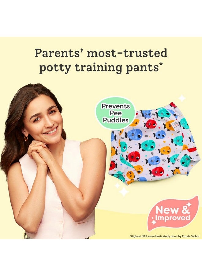 superbottoms Padded Underwear™ for Babies | for Potty Training & Mess-Free Diaper-Free time | 3 Layers of Cotton Padding | Absorb 1 Pee | Pull-up Style Potty Trainers - Image 3