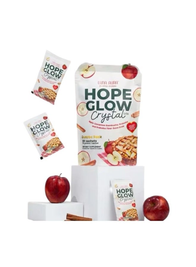 Hope glow apple cinnamon jumbo pack 20 sachets