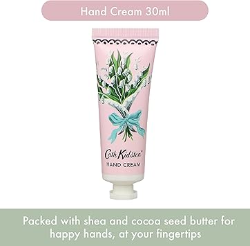 Cath Kidston كريم يد وكريم جسم كاث كيدستون 2x 30 مل مجموعة مرطبة غنية بزبدة الشيا هدية جمالية لها بحجم السفر خالية من القسوة وصديقة للنباتيين مجموعة الزهور البرية والنساء البرية - Image 5