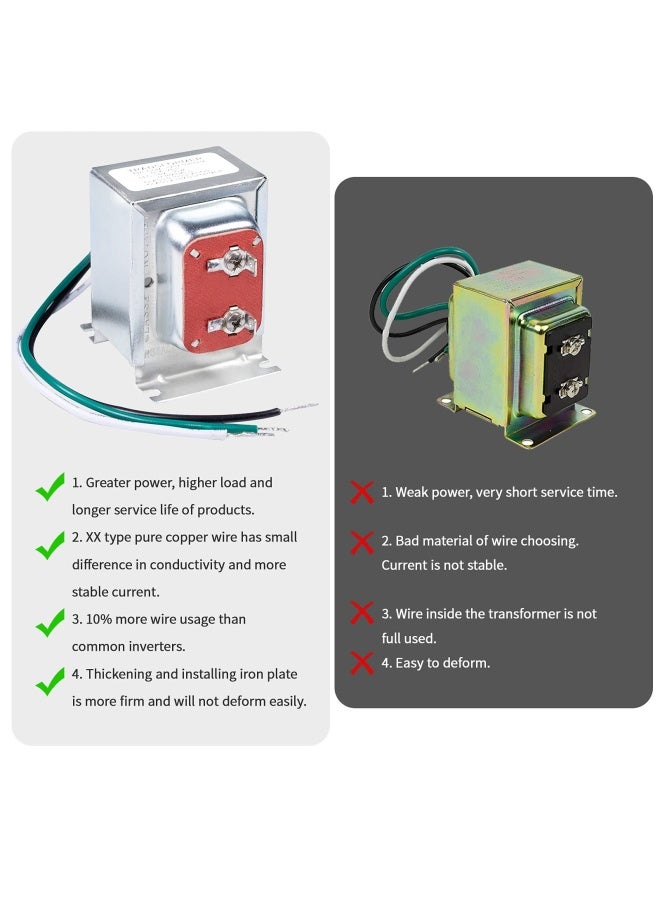 RAGNAROS Doorbell Transformer, 16V, 30VA Comptible with Ring Pro,Nest Hello - Image 2