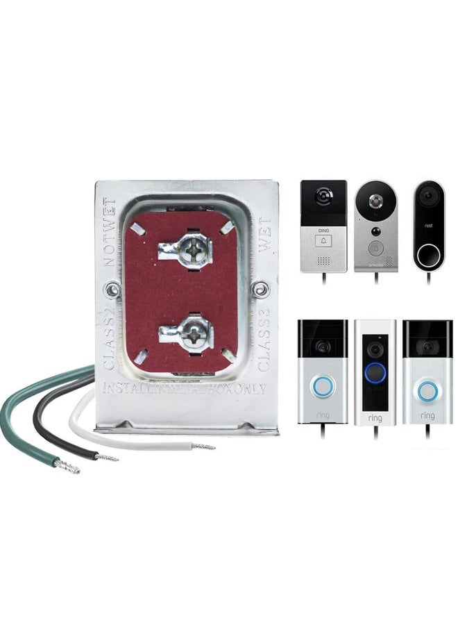 RAGNAROS Doorbell Transformer, 16V, 30VA Comptible with Ring Pro,Nest Hello - Image 1