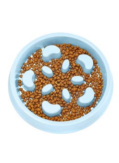 KASTWAVE Slow Feeder Dog Bowl No Choking Slow Feeder Bloat Stop Dog Food Water Bowl with Funny Pattern for Small and Medium Dogs  - Image 1