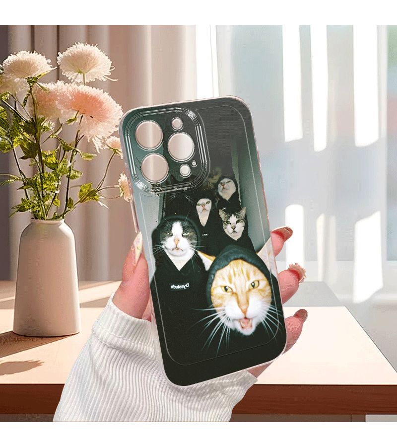 Phone Case For iPhone 13 Cartoon Transparent Drop Proof Full Coverage TPU Soft Shockproof Protective Cover Mixed Color 1 - Image 4