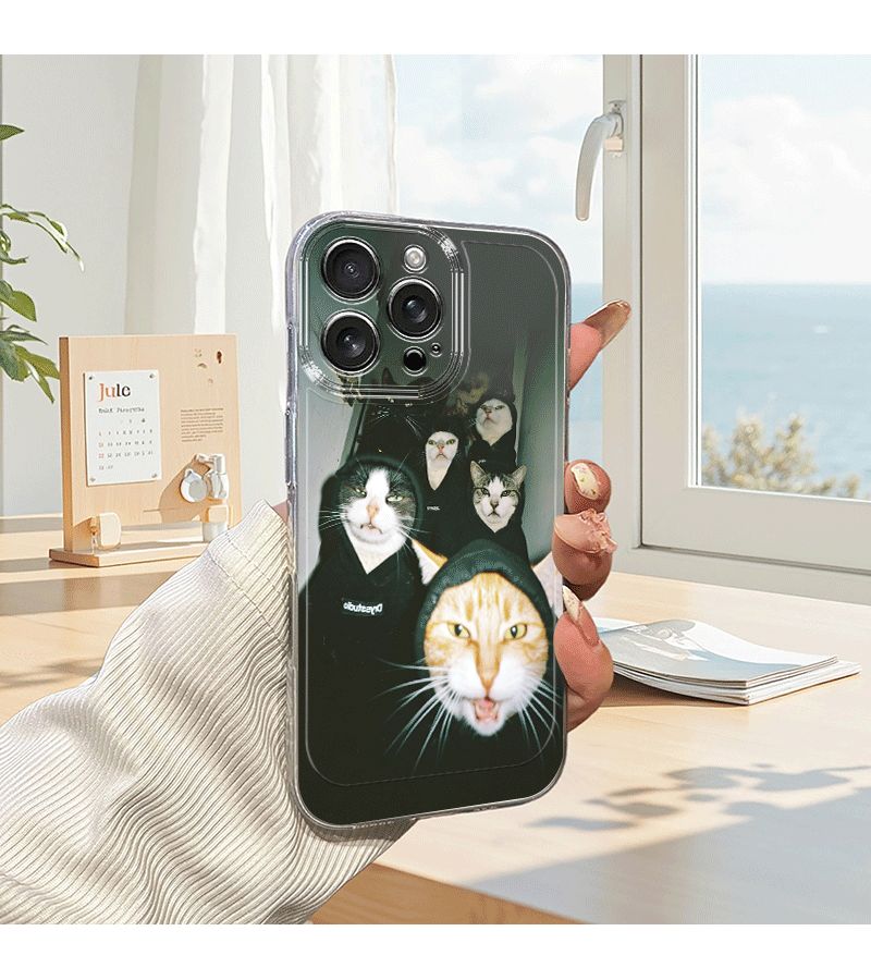 Phone Case For iPhone 13 Cartoon Transparent Drop Proof Full Coverage TPU Soft Shockproof Protective Cover Mixed Color 1 - Image 1