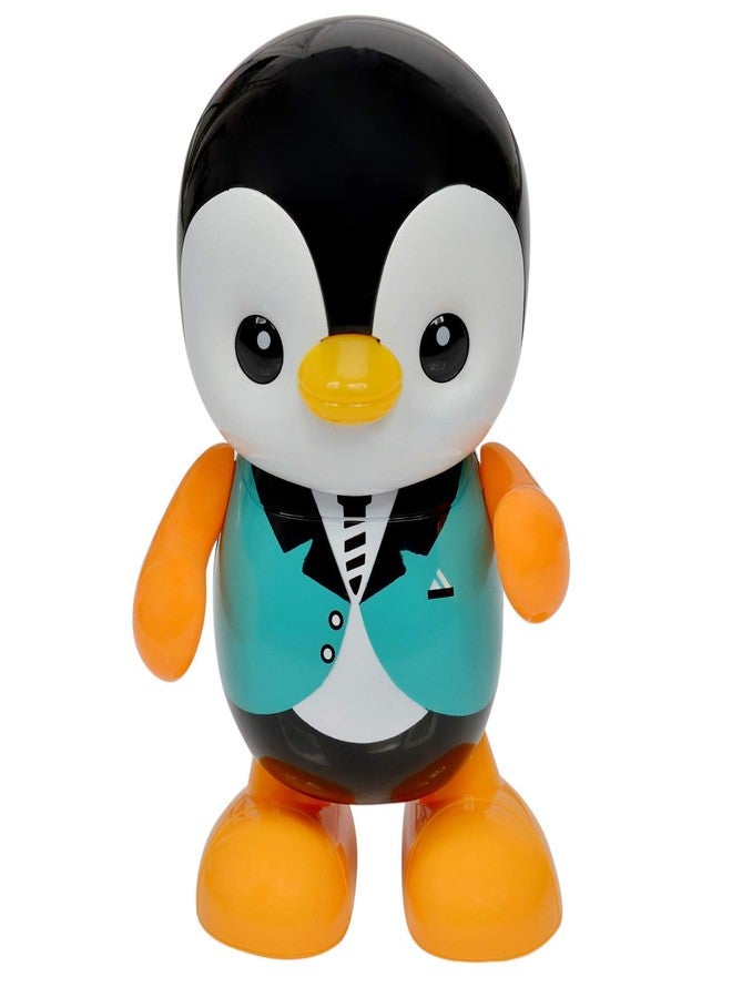 plutofit Dancing Penguin Toy Robot with Lightning Swinging Arms in Suit and Music for Kids - Image 2
