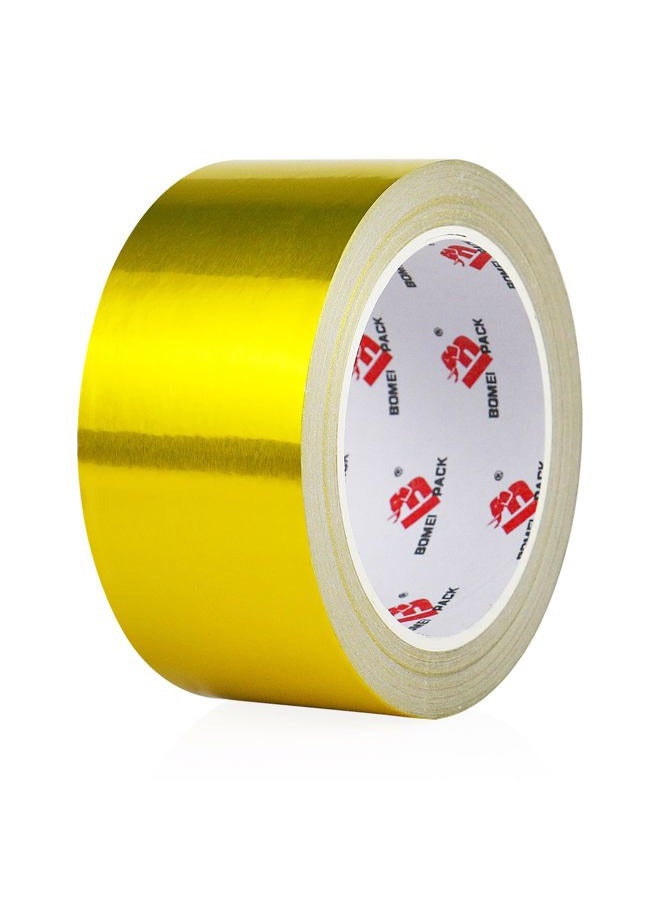BOMEI PACK Aluminum Foil Tape, Gold, 2 Inch x 90 Feet, Heavy Duty, Waterproof, HVAC & Pipe Sealing - Image 1