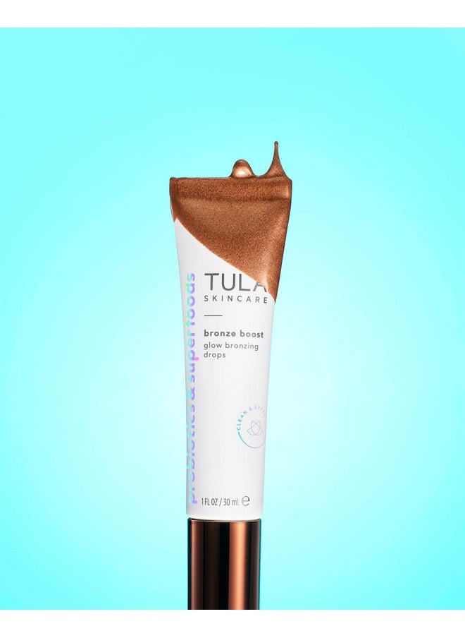 TULA TULA Skin Care Bronze Boost Glow Bronzing Drops - Provides Natural Glow, Evens Skin Tone, Plumps and Hydrates Skin, Contains Niacinamide, Hyaluronic Acid and Green Tea, 1 Fl Oz.  - Image 4